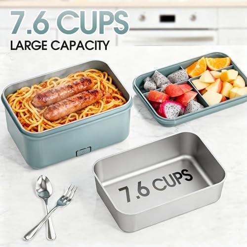 WisaKey Cordless Electric Lunch Box, 7.6 Cups