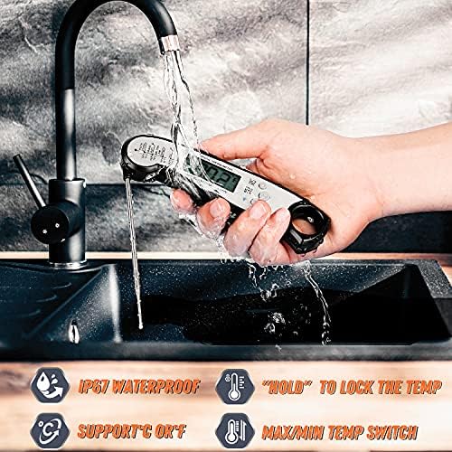 Waterproof Digital Instant Read Meat Thermometer
