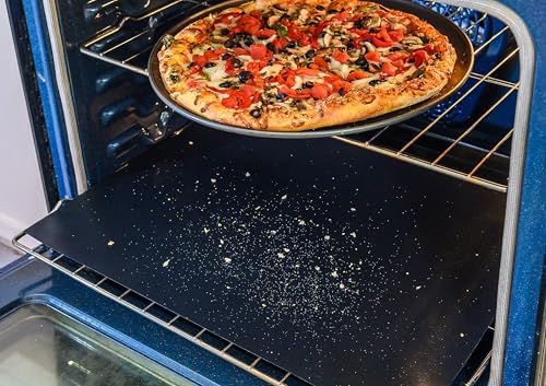 Oven Liners for Bottom of Oven – Heavy Duty Non Stick Reusable Oven