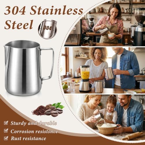 Stainless Steel Pitcher 67 oz / 2 L Beverage & Water Pitcher with
