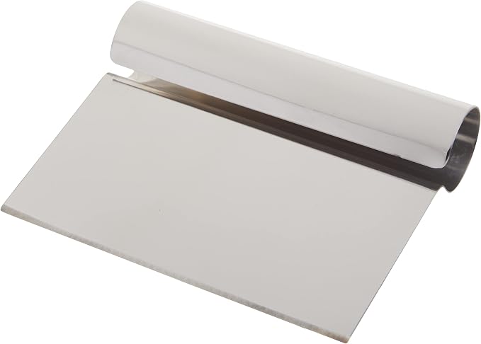 Winco Handle Winware Stainless Steel Dough Scraper - Image 2