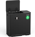 Lovewind Dual Trash Can, 14 + 6 Gallon Garbage Can by LOVEWIND