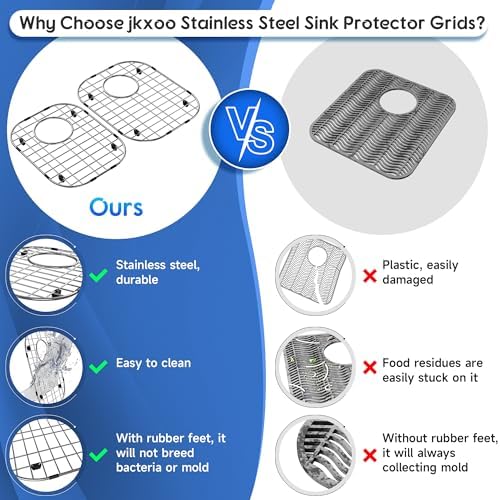 2Pack Stainless Steel Sink Protectors, 13"x16"