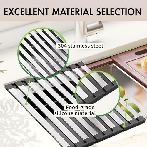 Over the Sink Kitchen Dish Drying Rack Organizer