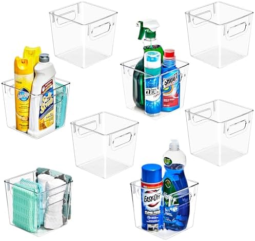 Sorbus Fridge Organizers and Storage, Clear Plastic Bins
