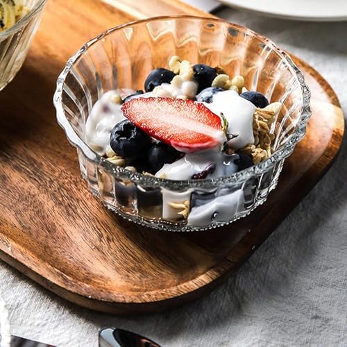 Frcctre 16 Pack 4 Inch Glass Bowls, 8.5 Oz Small Glass Prep Bowls