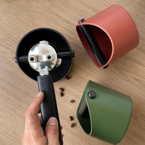 Coffee Knock Box, 4.6 in, Barista Style Espresso Grounds Knock Box