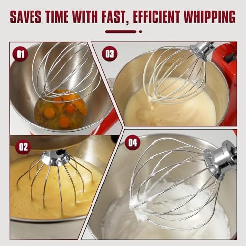 3-Piece Stainless Steel KitchenAid Mixer Attachment Set for 4.5-5Qt