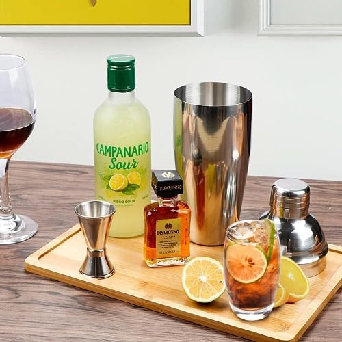 Vabaso 20PCS Bartender Kit with Stand, Cocktail Shaker Set for Home
