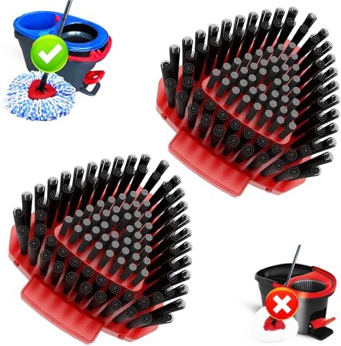 2-Pack Scrub Brush Heads for O-Cedar RinseClean 2-Tank