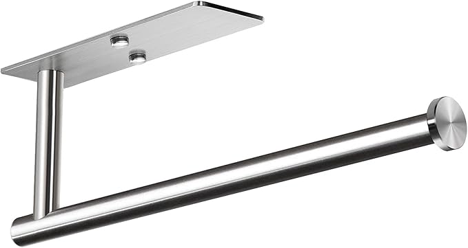 VAEHOLD Self Adhesive Paper Towel Holder Under Cabinet Mount, Wall Mounted by VAEHOLD