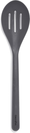 GreenPan Silicone Slotted Spoon, Cooking Kitchen Utensil, Mixing Stirring by GreenPan