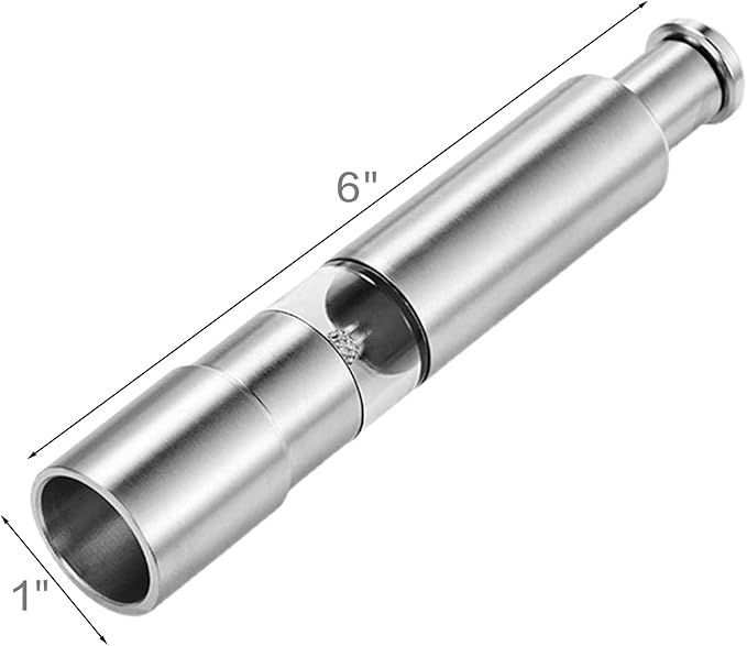 Salt and Pepper Grinder Set, Pump & Grind Peppermill, 2 Refillable Stainless - Image 7