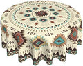 Giwawa Aztec Southwestern Round Tablecloth 60" Ethnic Tribal Geometric