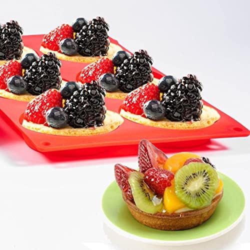 Silicone Muffin Top Pans, 2 Pack Non-stick 3" Whoopie Pie Baking Pan