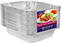 Aluminum Pans Half Size, 9X13, Extra Heavy Duty Disposable Foil Pans