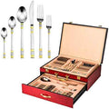 Italian Collection 'Luxor', 75-Piece Premium 18/10 Surgical Stainless
