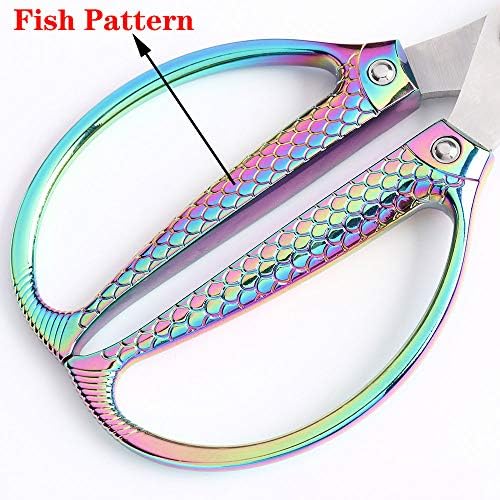 Jasni Fish pattern Powerful kitchen scissors professional Heavy Duty