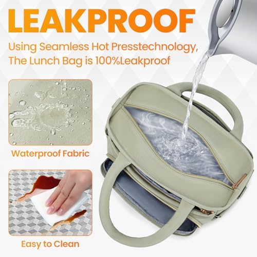 Artelaris Lunch Bag Women, Adult Insulated Lunch Box, Leakproof Lunch