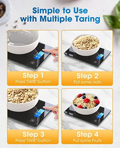 Nicewell Digital Kitchen Food Scale 22lb for Cooking Baking