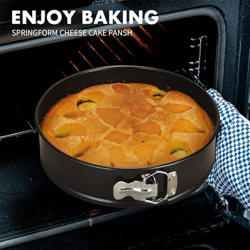 Springform Cake Pan Set, Non-stick 6pcs(7 8 8.5 9.5 10 11Inch)