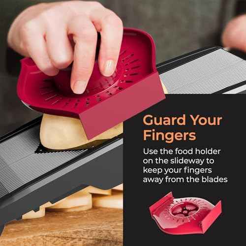 Mueller Austria Mandoline Slicer, Adjustable Vegetable Chopper, Grater