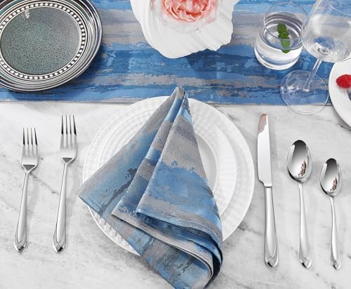 KEAWELL Premium Astra 20/45/65-Piece Silverware Set (65, Silver)