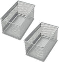 YBM Home Magnetic Basket Organizer, Medium, 2-Pack