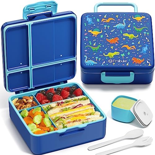 Fimibuke Bento Lunch Box for Kids, Toddler Bento Box with 4