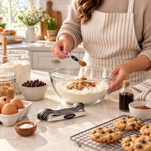 Mrs. Anderson’s Baking Dual-Sided Magnetic Measuring Spoons and