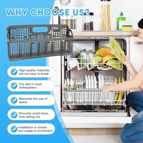 Universal Dishwasher Silverware Basket Replacement WP8562043 8531233
