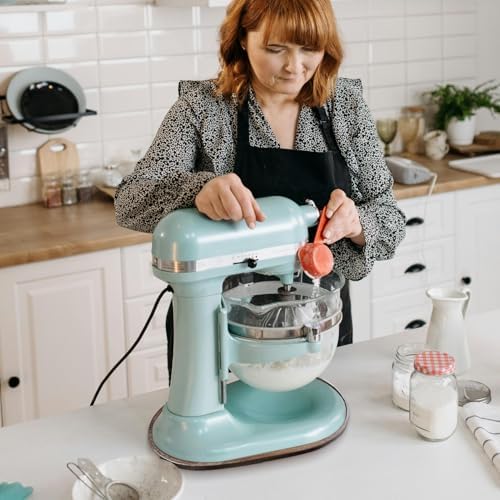Walnut Wood Mixer Slider Mat for KitchenAid 5-8 Qt Mixer