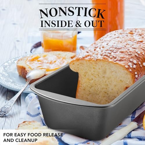 Tiawudi Extra Large Bread Pan, 13" x 5" Long Loaf Pan, Nonstick Baking