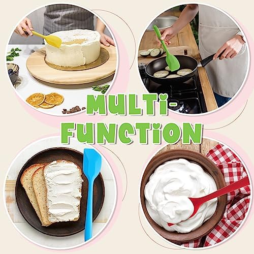Hsei 54 Pcs Silicone Spatulas Set, 9 Colors