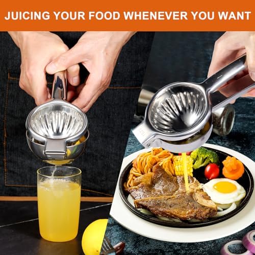 Lemon Squeezer, Stainless Steel Manual Citrus Juicer