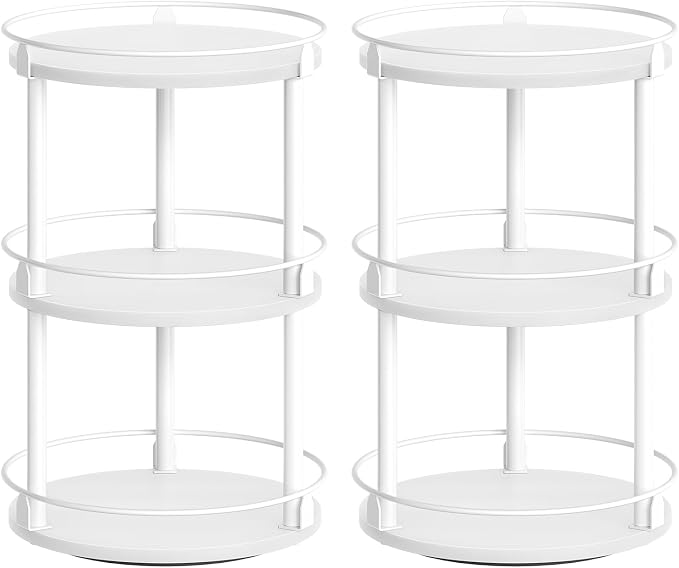 YATINEY Spice Rack, 3-Tier Turntable Organizer by Yatiney