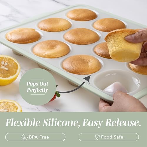 COOK WITH COLOR 17 Pc. Silicone Baking Pan Set - Non-Stick & Easy