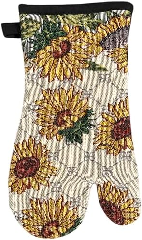 Set of 10 Sunflower Design Tapestry Kitchen Sets Includes 4 Placemats