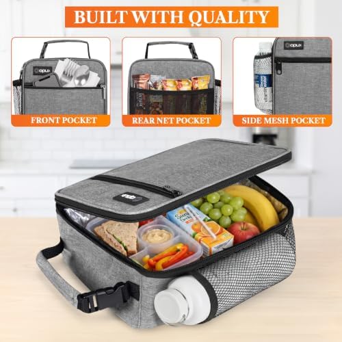 opux Insulated Lunch Box Kids & Adults, Leakproof Soft Cooler Bag
