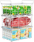 iSPECLE Deep Freezer Organizer Bins - For Most 10-20 cu. ft. Chest