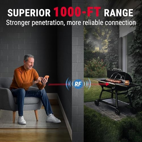 TempPro TempSync 1000FT Wireless Meat Thermometer