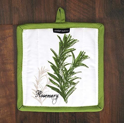 AMOUR INFINI Pot Holders, Oven Mitt and Kitchen Towel Heat Resistant
