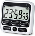 4-in-1 Digital Timer with Clock and Alarm