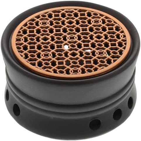 Japanese Ceramic Teapot Warmer Candle Stand Tea Heating Tool Black