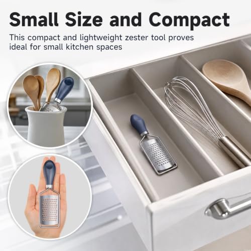 Lemon Zester, Mini Cheese Grater, Small Citrus Zester for