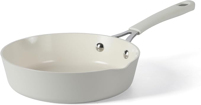 Martha Stewart Heathland 8 Inch Aluminum Fry Pan Cookware Non-Toxic Premium by MarthaStewart