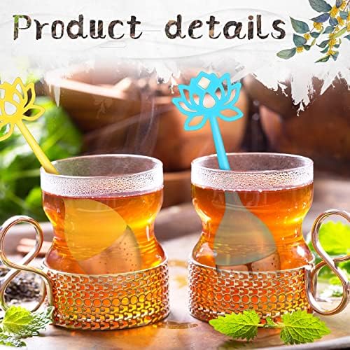 Remerry 6 Pack Silicone Tea Infuser for Loose Leaf, Stainless Steel