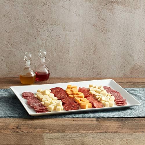 Everyday White Everyday Serving Platter, 18-Inch