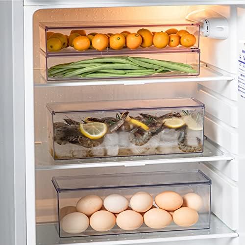 Large Transparent Plastic Flatware Tray with Lid