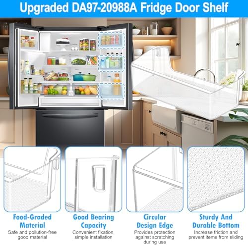 DA97-20988A DA63-09779A Refrigerator Door Bin Compatible with Samsung